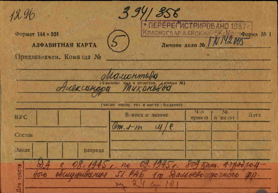 Мамонтова А